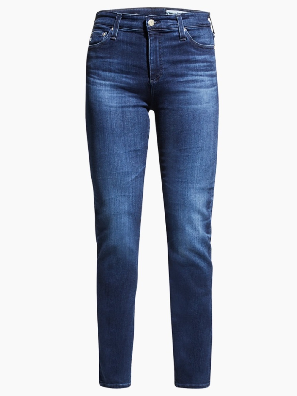 AG Mari Hi Rise Denim Straight Leg, Size 33R